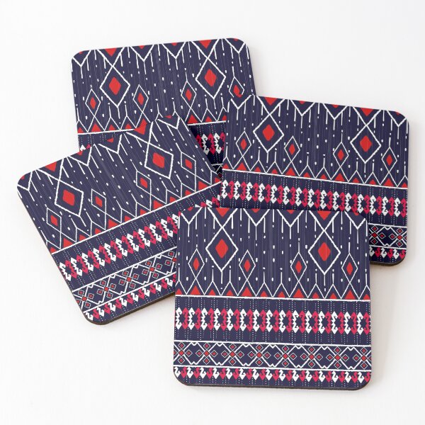 Item preview, Contemporary Thai style raindrops, hand-woven fabrics  designed and sold by wonderisland.