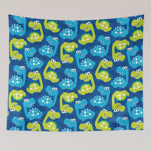 Item preview, Childish Dinosaur Seamless Pattern, Dinosaur Seamless Pattern Design designed and sold by graphic-genie.
