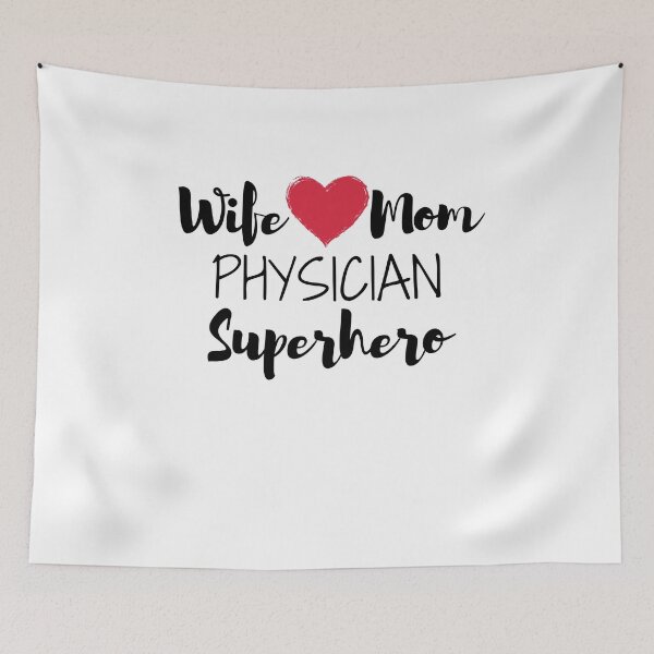 Item preview, wife mom Physician superhero designed and sold by ThebestArtshop.