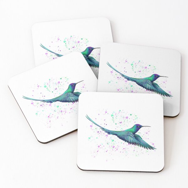 Item preview, Hummingbird Watercolor Splash designed and sold by roocky.