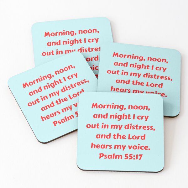 Item preview, Bible Verse Psalm 55:17 designed and sold by Prayingwarrior.
