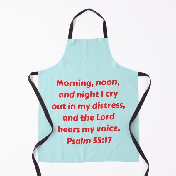 Artikelvorschau, Bible Verse Psalm 55:17 entworfen und verkauft von Prayingwarrior.