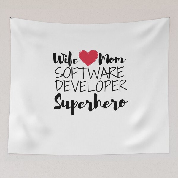 Item preview,  wife mom Software Developer  superhero designed and sold by ThebestArtshop.