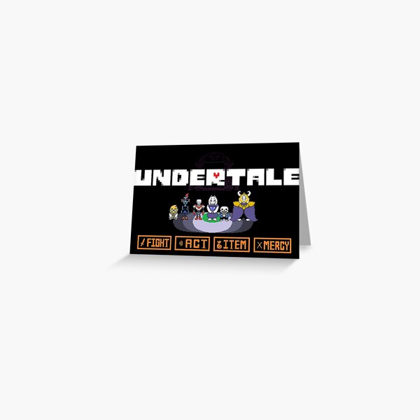 Undertale Greeting Card