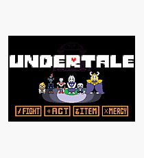 Undertale Photographic Print