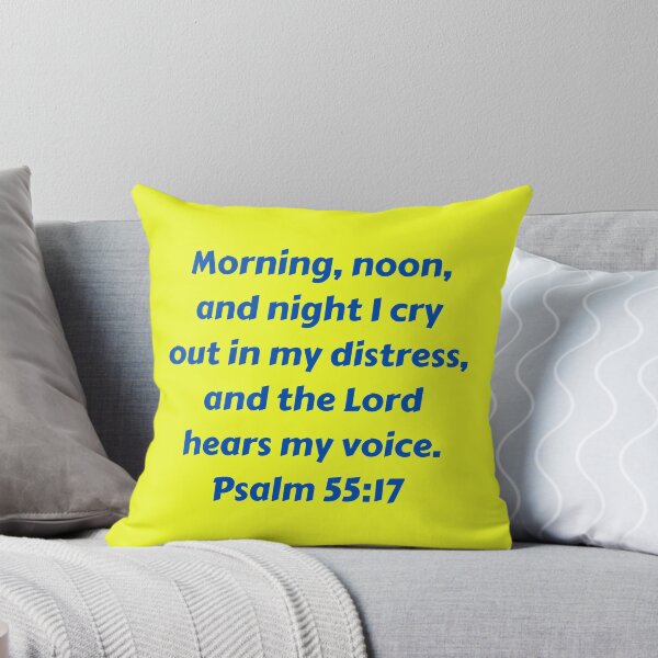 Item preview, Bible Verse Psalm 55:17 designed and sold by Prayingwarrior.