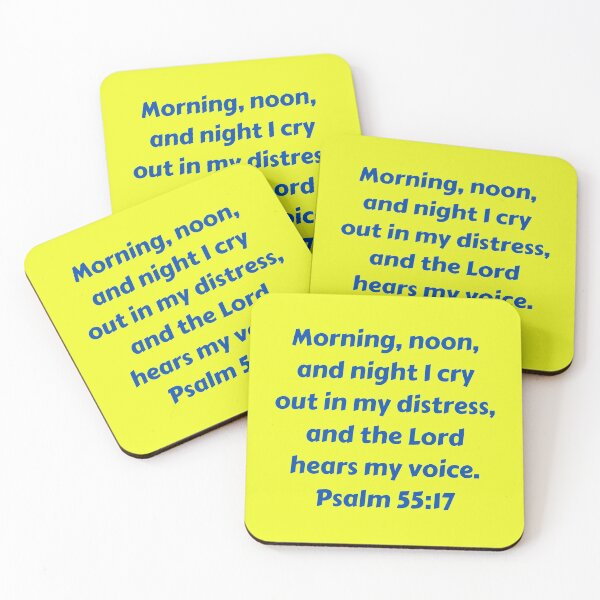 Item preview, Bible Verse Psalm 55:17 designed and sold by Prayingwarrior.