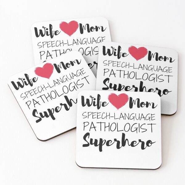 Item preview, wife mom Speech-Language Pathologist  superhero designed and sold by ThebestArtshop.