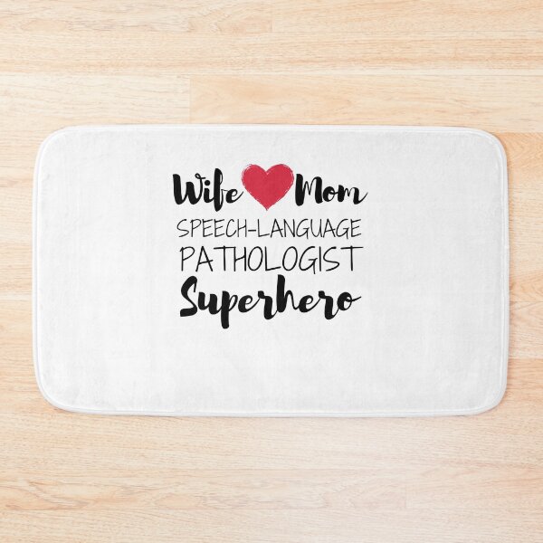 Item preview, wife mom Speech-Language Pathologist  superhero designed and sold by ThebestArtshop.