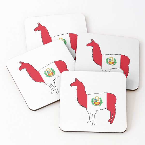 Item preview, Llama Peru Flag designed and sold by designandclouds.