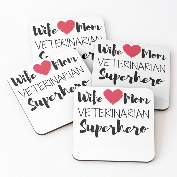 Item preview, wife mom Veterinarian  superhero, veterinary technician designed and sold by ThebestArtshop.