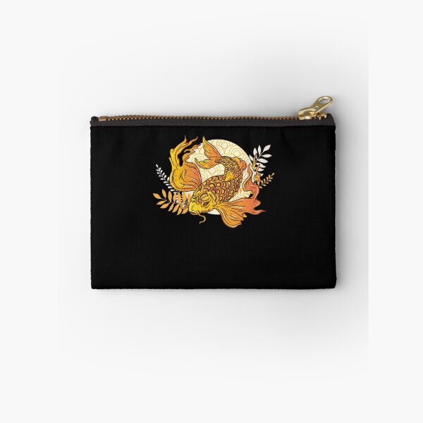 Item preview, Japanese Goldfish carp koi orange fish Ying Yang koi designed and sold by FalkDania.