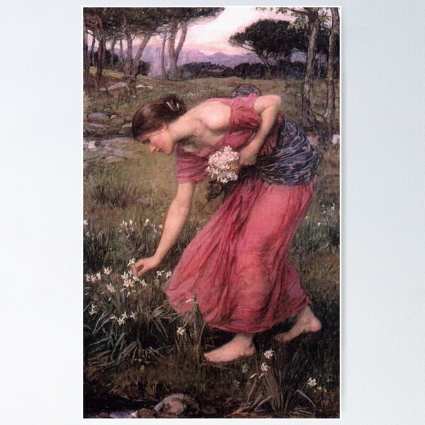 Item preview, Narcissus John William Waterhouse designed and sold by JDesigningMO.