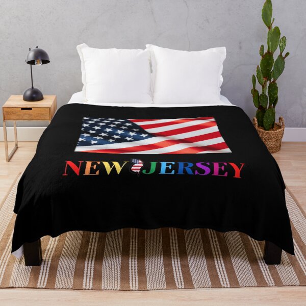 Item preview, USA New Jersey Rainbow Colors designed and sold by NATHYSCREATION.