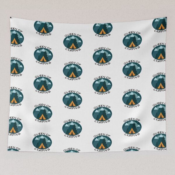 Item preview, Queen of camping - Camping trip lovers, Camp gifts, camping gifts designed and sold by ritach11.