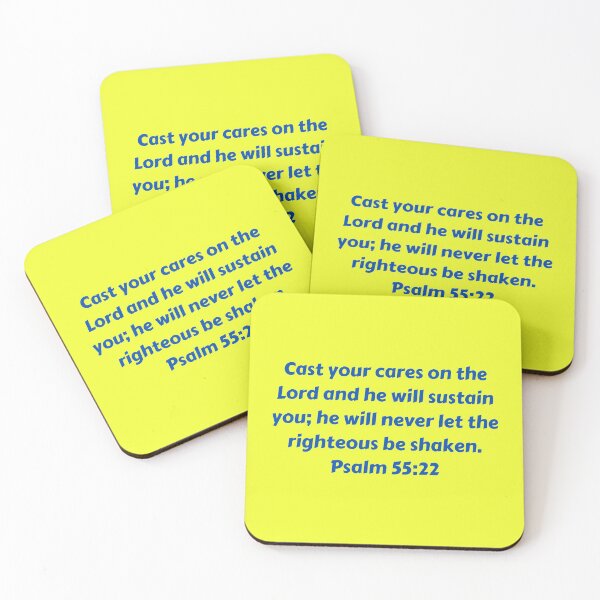 Artikelvorschau, Bible Verse Psalm 55:22 entworfen und verkauft von Prayingwarrior.