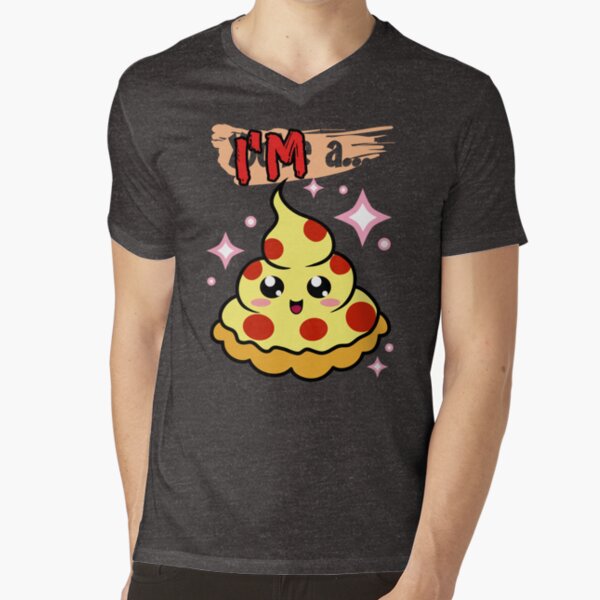 I'm A Pizza V-Neck T-Shirt