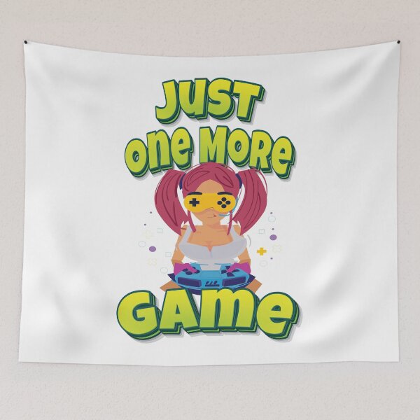 Item preview, Just One More Game designed and sold by WordsGamersUse.