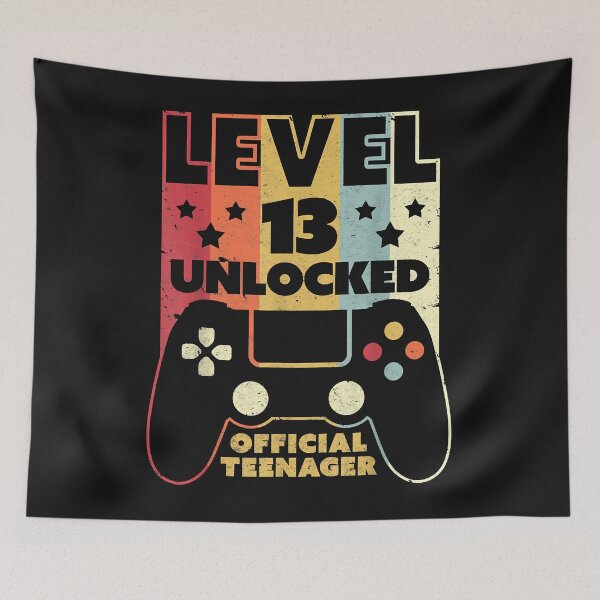 Item preview, 13th Birthday Shirt. Level 13 Unlocked, Official Teenager designed and sold by Oscar123412.