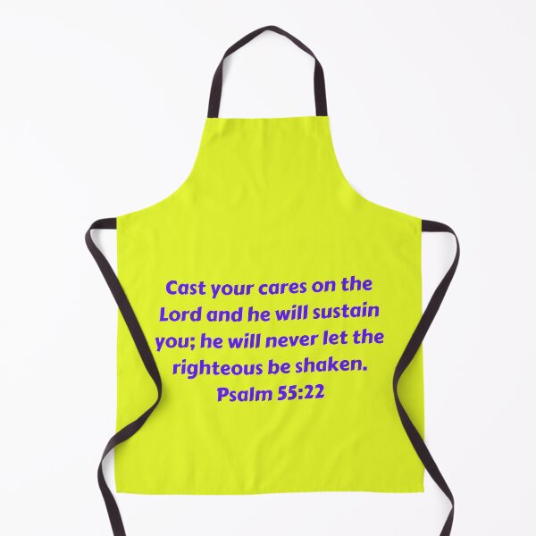 Aperçu de l'œuvre Bible Verse Psalm 55:22 créée et vendue par Prayingwarrior.