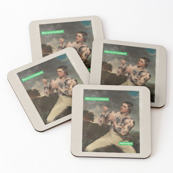 Item preview, What are you looking at? | Wanna fight? designed and sold by AladdinMktgs.