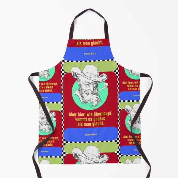 Item preview, But here, as in general, things turn out differently than one might think, Wilhelm Busch Quote designed and sold by Mauswohn.