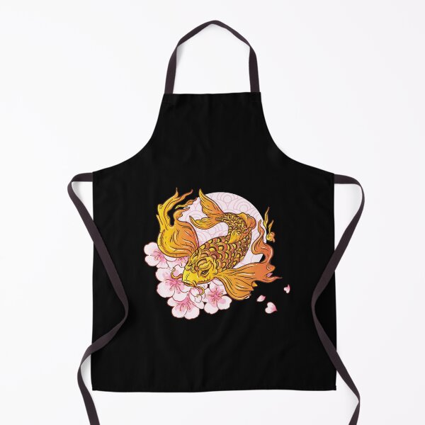 Item preview, Cherry Blossom Sakura Japanese Goldfish Koi orange koi designed and sold by FalkDania.