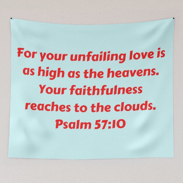Item preview, Bible Verse Psalm 57:10 designed and sold by Prayingwarrior.