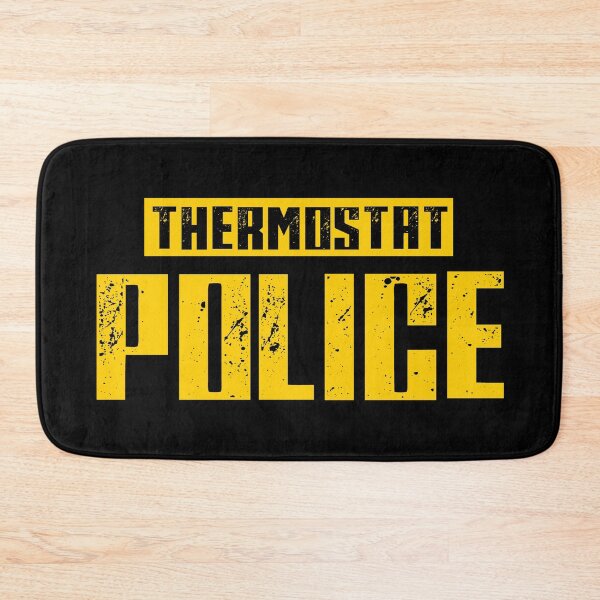 Item preview, THERMOSTAT POLICE RETRO designed and sold by LinkunShop.