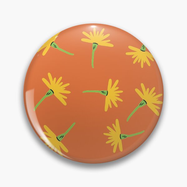 Item preview, Dandelion Flower print orange designed and sold by valdegilde.