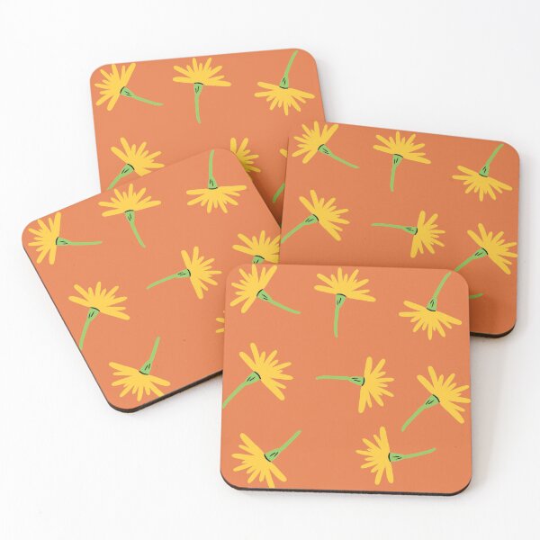 Item preview, Dandelion Flower print orange designed and sold by valdegilde.