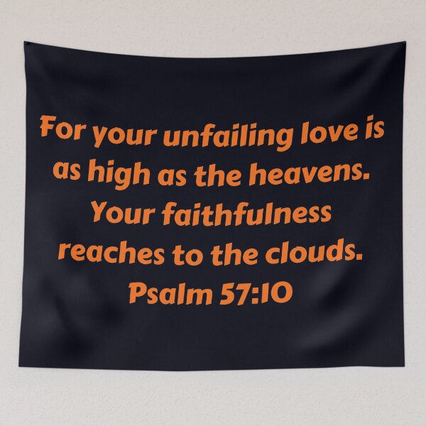 Item preview, Bible Verse Psalm 57:10 designed and sold by Prayingwarrior.