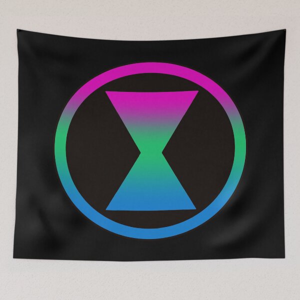 Item preview, Widow Polysexual Pride Emblem  designed and sold by Fandom-Finesse.
