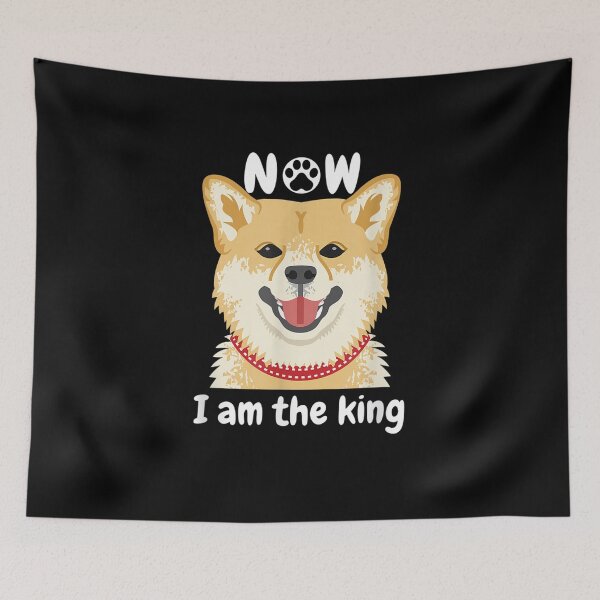 Item preview, Sarcastic Shiba Inu Dog Lover I Am The King Dog Gift  designed and sold by caral8.