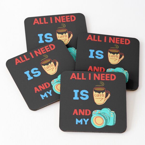 Item preview, All I Need Is Coffee And My Camera designed and sold by BhavyaBathla.