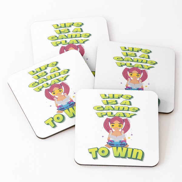 Item preview, Life Is A Game Play To Win designed and sold by WordsGamersUse.