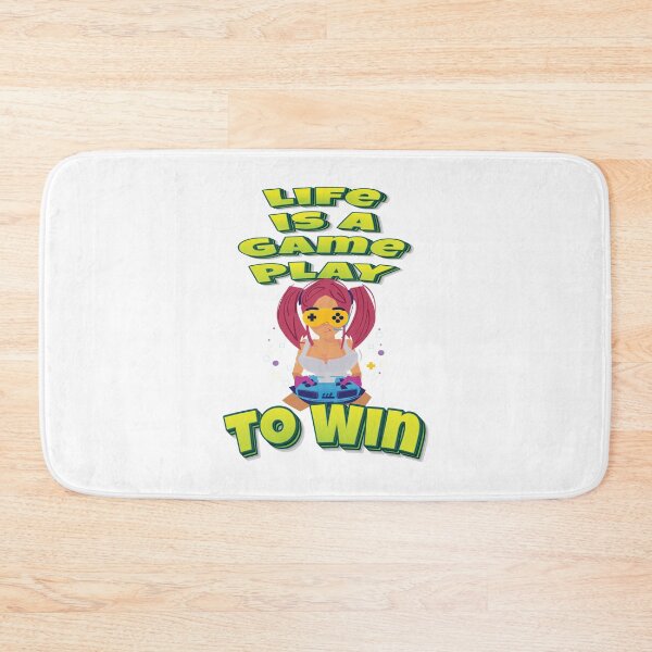 Item preview, Life Is A Game Play To Win designed and sold by WordsGamersUse.