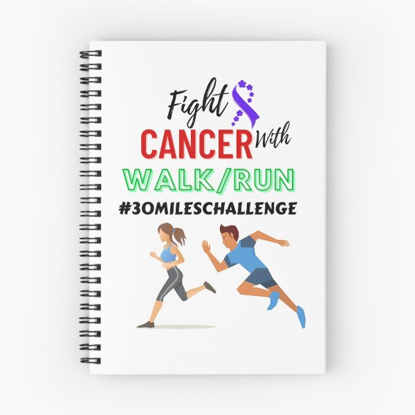 Item preview, Fight Cancer with Walk/Run 30 Miles Challenge designed and sold by Archer25.