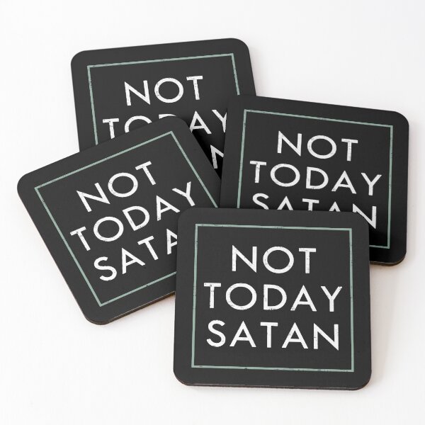Item preview, Not Today Satan designed and sold by ArousedKnot.