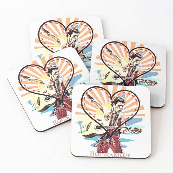 Item preview, Rockabilly Guitar (singer, musician, shirtless) designed and sold by HamiltonmagicTs.