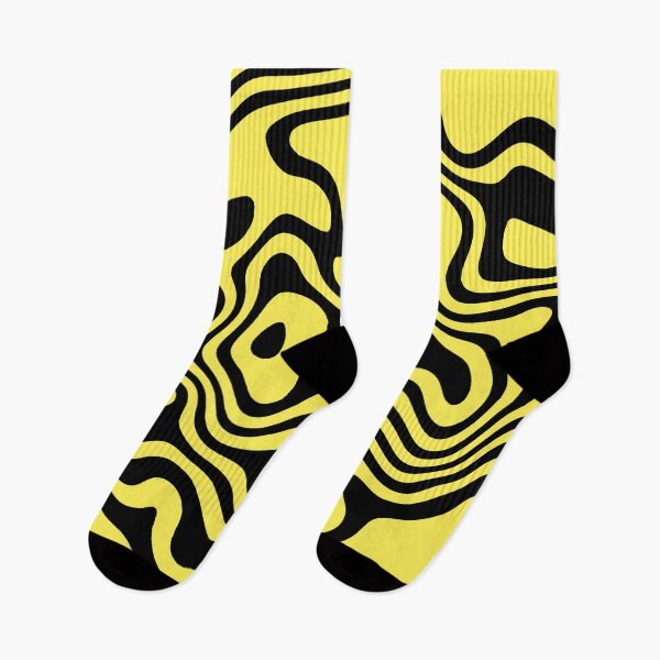 Item preview, Contour design - black and yellow designed and sold by rahilvalani.