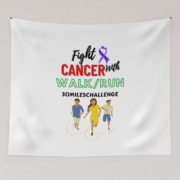 Item preview, Fight Cancer with Walk/Run 30 Miles Challenge on Group designed and sold by Archer25.