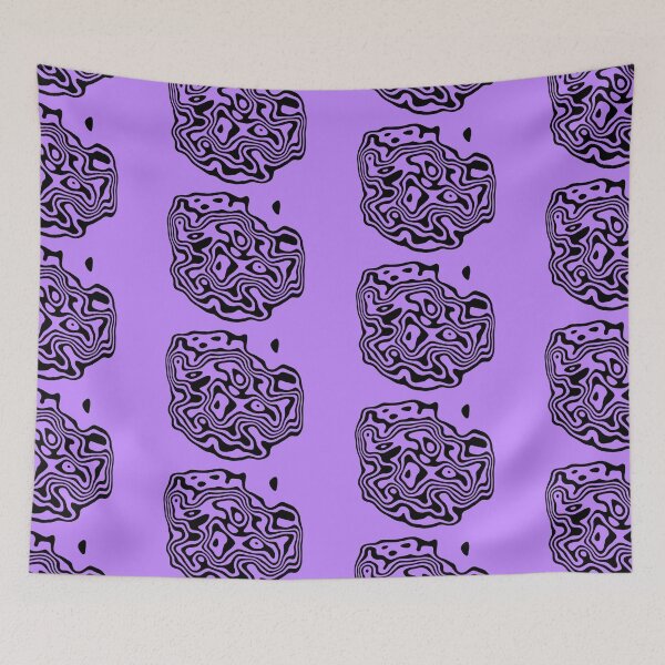 Item preview, Contour design - black and purple designed and sold by rahilvalani.