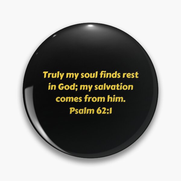 Item preview, Bible Verse Psalm 62:1 designed and sold by Prayingwarrior.