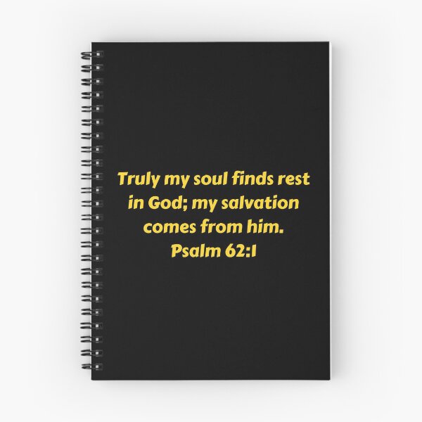 Artikelvorschau, Bible Verse Psalm 62:1 entworfen und verkauft von Prayingwarrior.