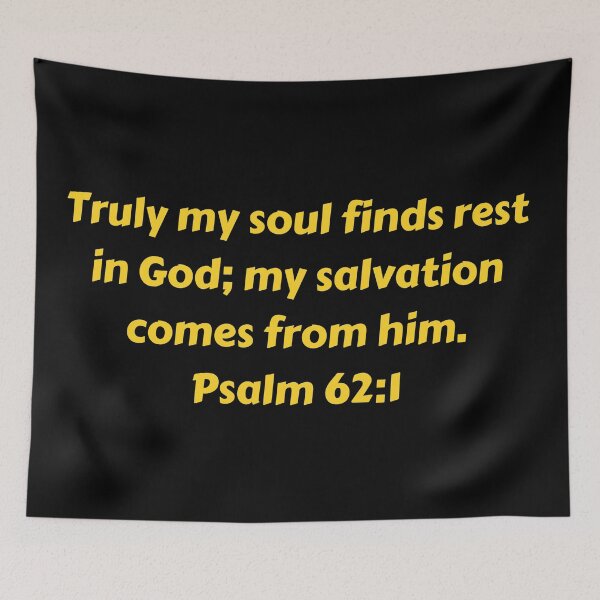 Item preview, Bible Verse Psalm 62:1 designed and sold by Prayingwarrior.