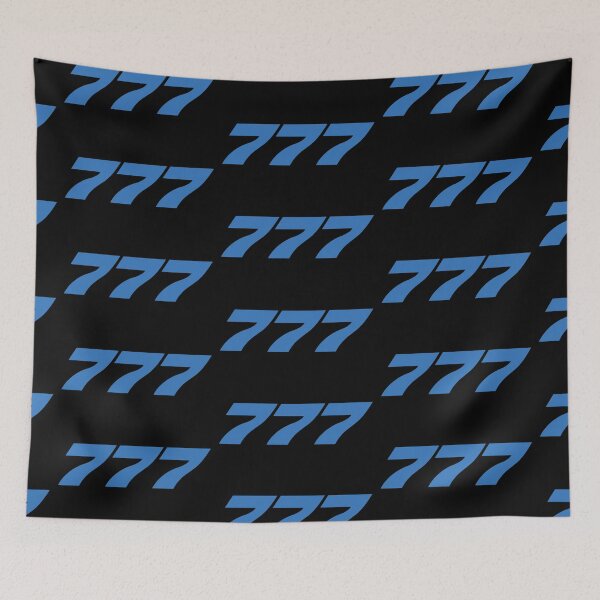 Item preview, Boeing 777 (Blue, Horizontal) designed and sold by Fly Buy Wear.