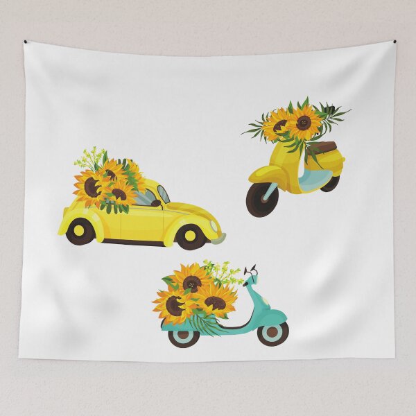 Item preview, sunflower pack - be a sunflower - yellow and blue designed and sold by Amalzaki.