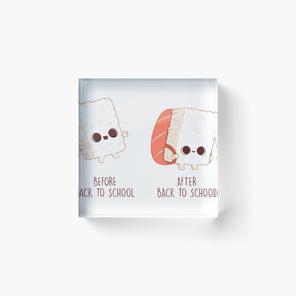Item preview, Before and After Back to School (sushi) designed and sold by mukfen99s.