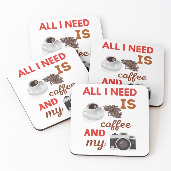 Item preview,  All I Need Is Coffee And My Camera designed and sold by BhavyaBathla.